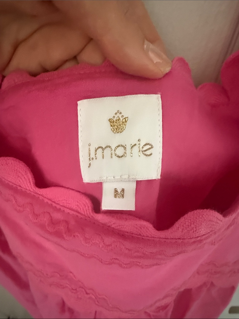 J Marie Pink Ruffled Sundress - Picture 2 of 3